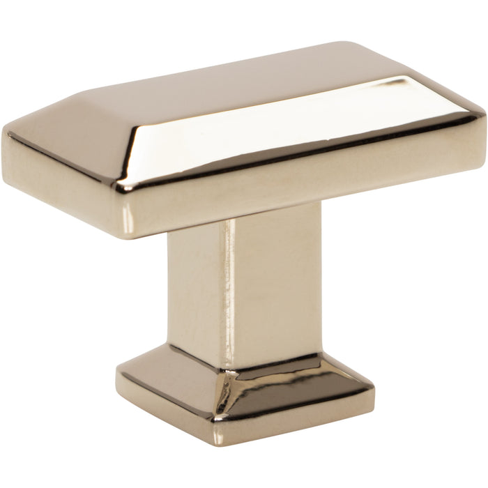 Sweetbriar Lane 1 3/8" Length Rectangle Knob Polished Nickel
