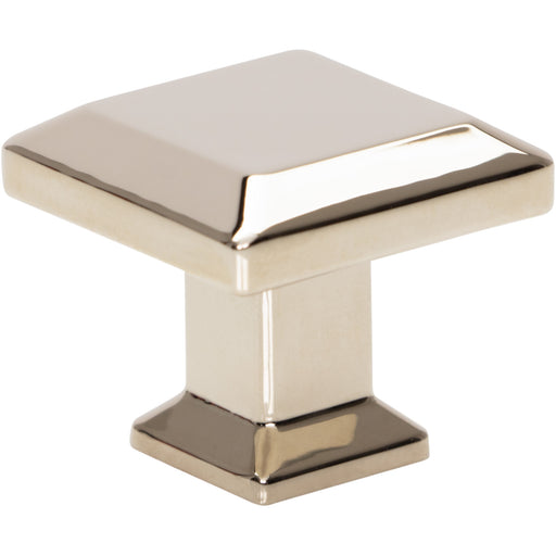 Sweetbriar Lane 1 1/4" Length Square Knob Polished Nickel
