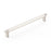 Select Cabinet Pull 8" C-C, Rectangular Stem US15, Smooth Bar US15
