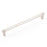 Select Cabinet Pull 10" C-C, Rectangular Stem US15, Smooth Bar US15