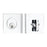 Square Deadbolt, Sgl, US26