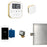 AirButler Steam Generator Control Kit / Package in White Satin Brass