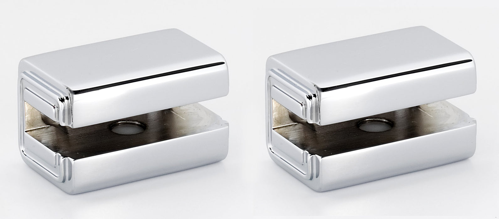 Cube Bath Glass Shelf Brackets Only