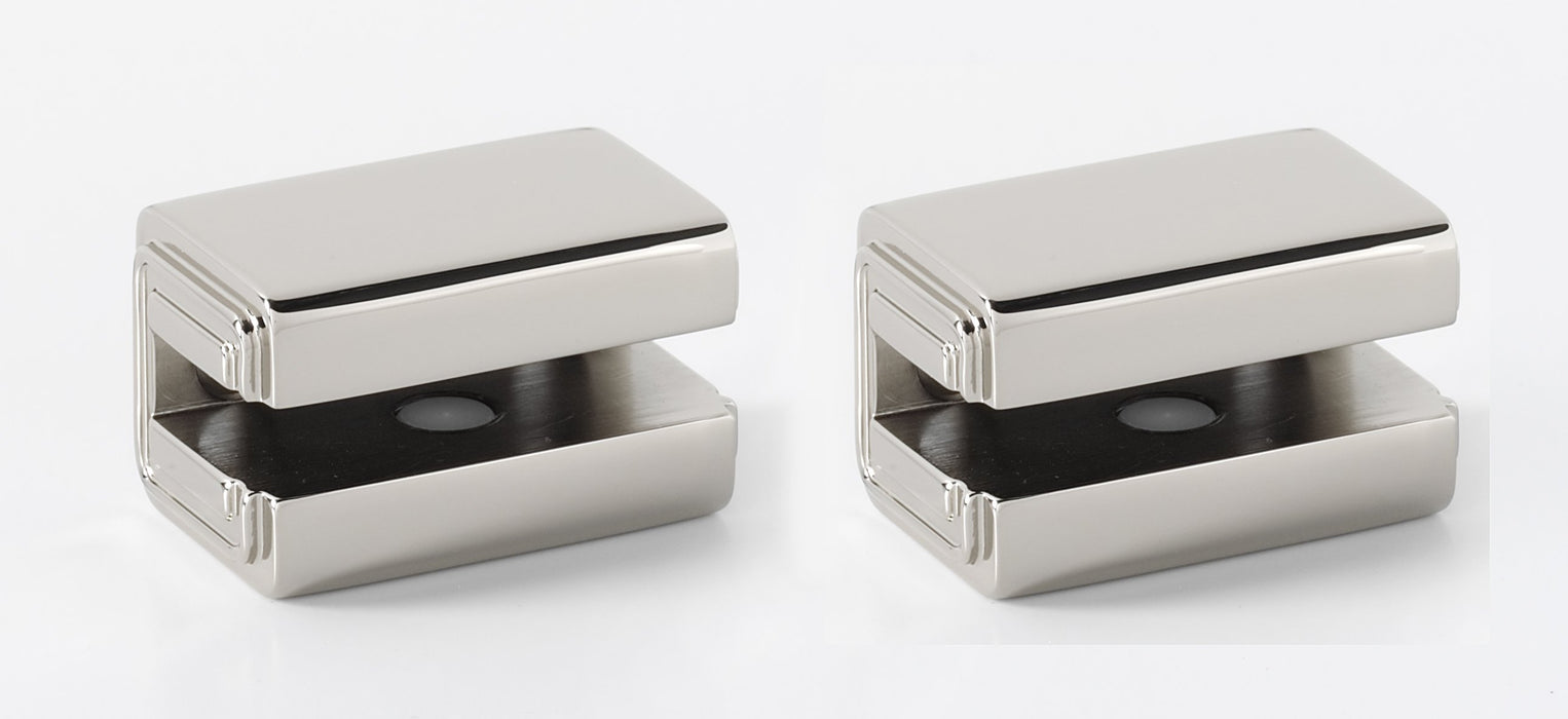 Cube Bath Glass Shelf Brackets Only