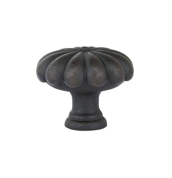 Tuscany Bronze Fluted Round Knob, 1-1/4"