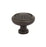 Tuscany Bronze Round Cabinet Knob, 1-1/4"