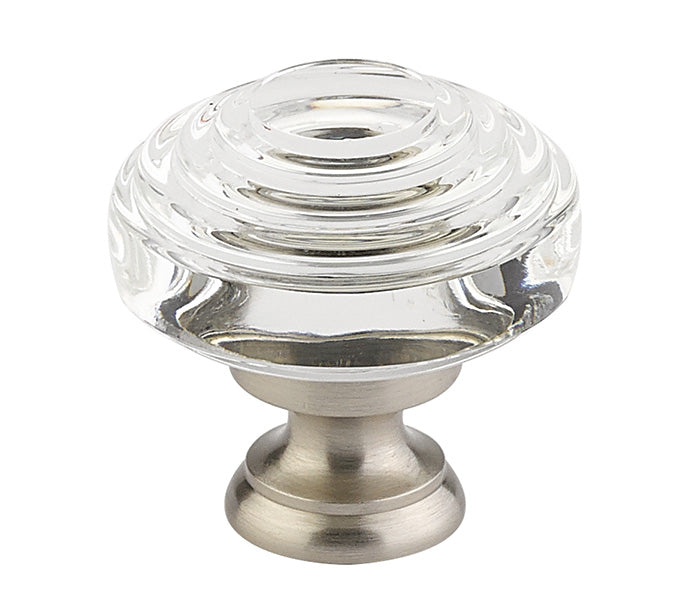 Deco Crystal Knob, Cabinet, 1-1/4"