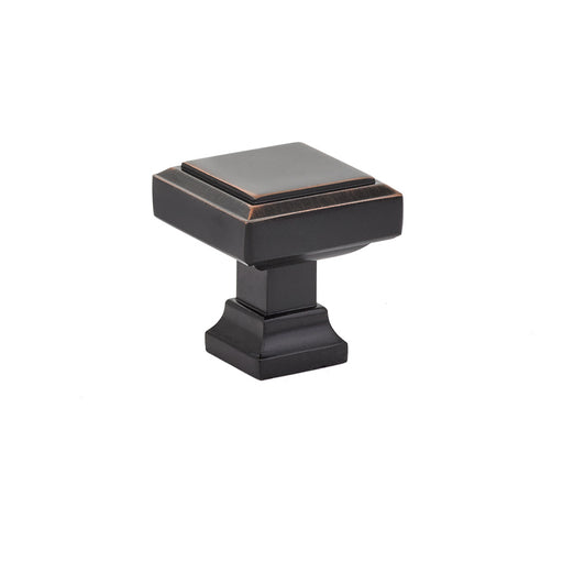 Geometric Square Knob, 1-1/4"