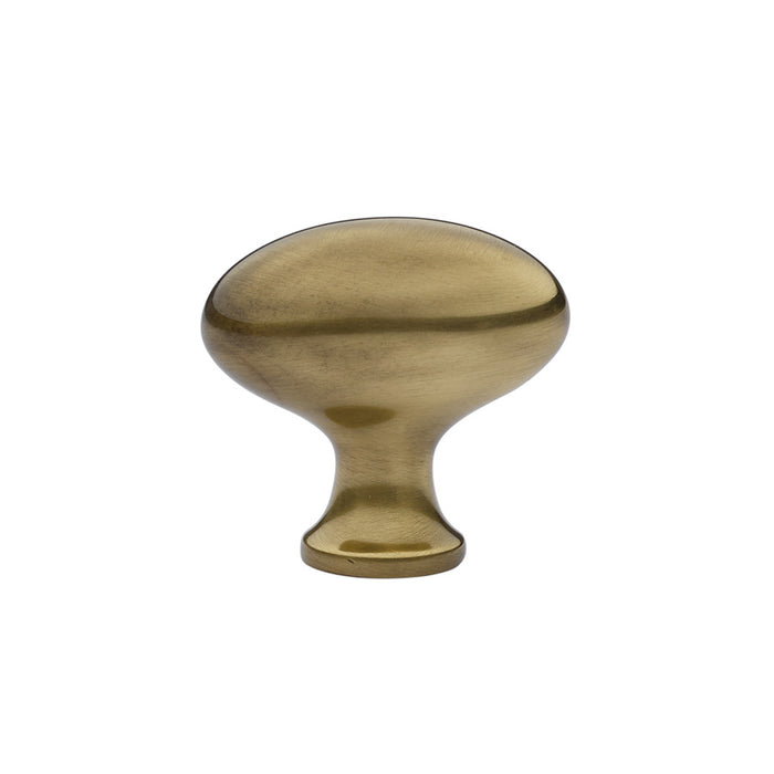 Cabinet Knob, Brass Egg, 1-1/4"
