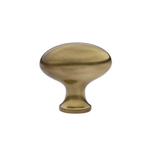 Cabinet Knob, Brass Egg, 1"