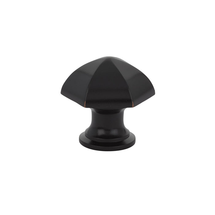 Hex Cabinet Knob, 1-3/8"