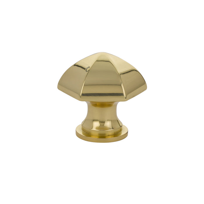 Hex Cabinet Knob, 1-3/8"
