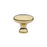 Cabinet Knob, Brass Providence, 1"