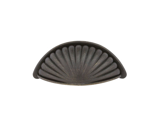 Tuscany Bronze Fluted Bin Pull, 4" C-C
