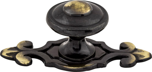 Canterbury Knob 1 1/4 Inch w/Backplate