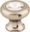 Hayley Crystal Knob Clear 1 3/16 Inch