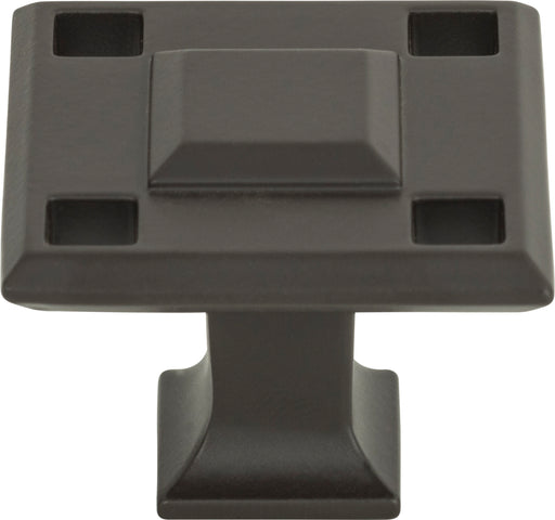 Modern Craftsman Square Knob 1 5/16 Inch