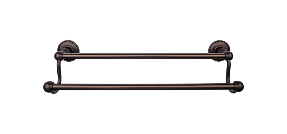 Edwardian Bath Towel Bar 24 Inch Double