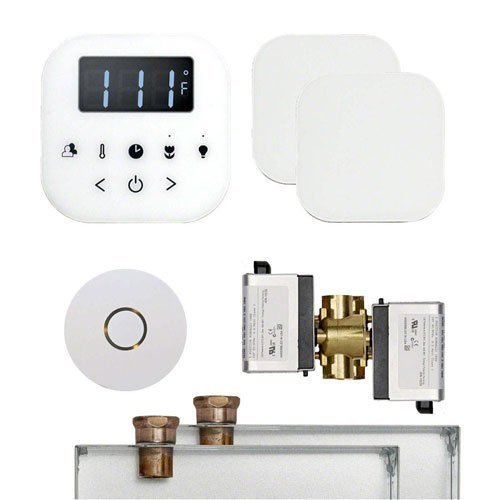 Mr Steam ABUTLER2W-PN AirButler 2 Package, White Polished Nickel