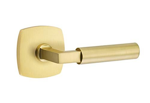 Emtek Full Dummy Set, Urban Modern Rosette, Hercules Lever, Oil Rubbed Bronze