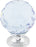Light Blue Crystal Knob 1 3/8 Inch
