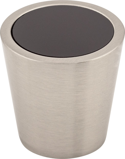 Black Crystal Center Knob 1 1/16 Inch