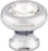 Hayley Crystal Knob Clear 1 3/16 Inch