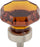 Wine Octagon Crystal Knob 1 3/8 Inch