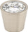 Clear Crystal Center Knob 13/16 Inch