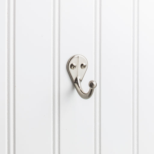 1-3/4" Single zinc wall mount hook